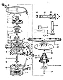 Motor, heater, and spray arm