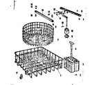 Kenmore 587721200 rack assemblies diagram