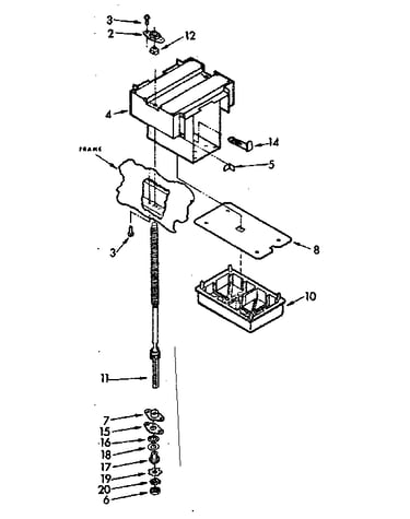 Power screw and ram assembly