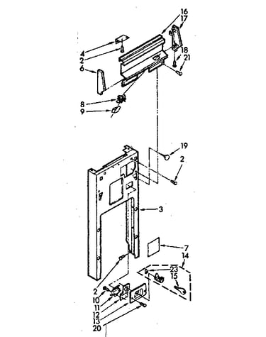 Panel and control assembly