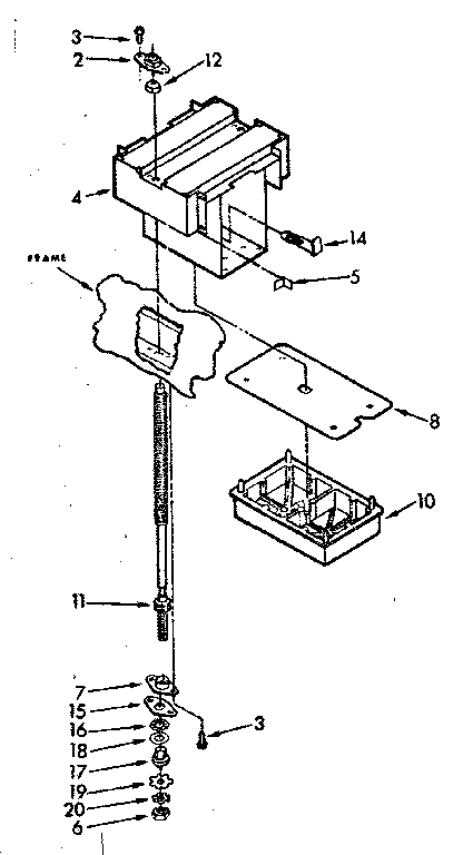 Power screw & ram assembly