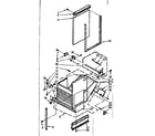 Kenmore 6657242701 container assembly diagram
