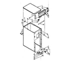 Kenmore 6657242702 cabinet and control assembly diagram
