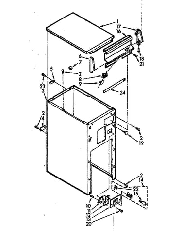 Cabinet and control assembly