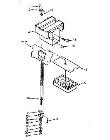 Power screw and ram assembly