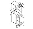 Kenmore 6657242751 cabinet and control assembly diagram