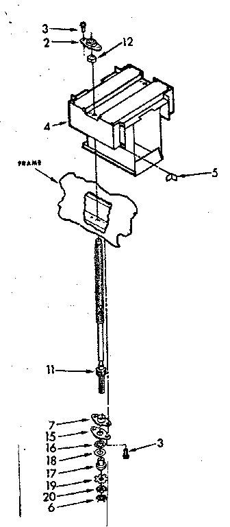 POWER SCREW & RAM ASSEMBLY