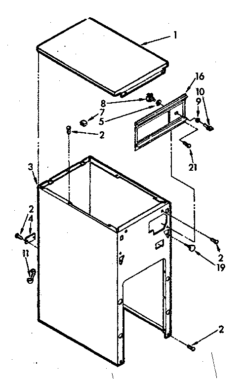 CABINET & CONTROL ASSEMBLY