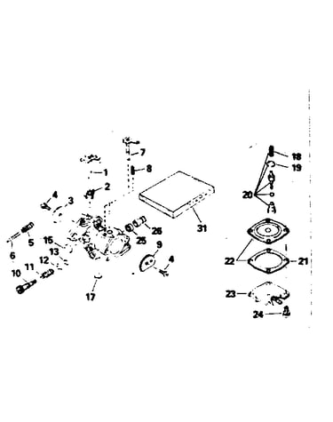 Carburetor no. 632101