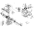 Tecumseh TYPE 670-85 basic engine diagram