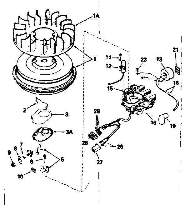 Alternator magneto