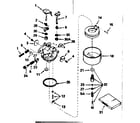 Tecumseh VM100-157020A carburetor diagram
