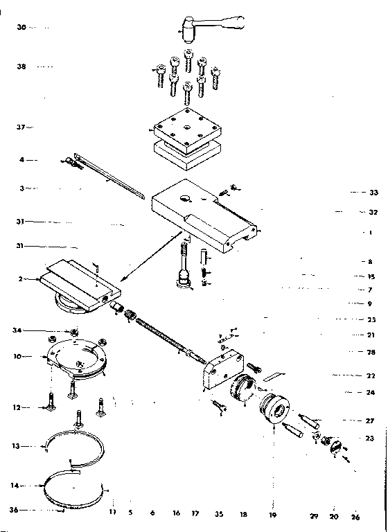 TOP SLIDE ASSEMBLY
