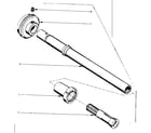 Emco MAXIMAT V13 handwheel and draw bar assembly diagram