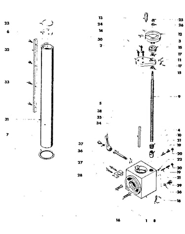 Vertical column assembly