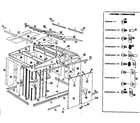 Sears 69660813 replacement parts diagram