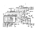 Kenmore 5629907310 door assembly diagram