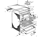 Kenmore 11773820 cabinet parts diagram