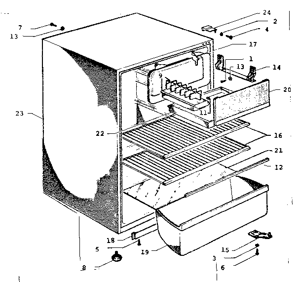 Cabinet parts