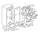 Kenmore 757629940 cabinet parts diagram