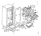 Kenmore 757721940 cabinet parts diagram