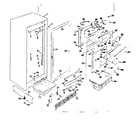 Kenmore 757722940 freezer cabinet parts diagram