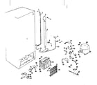 Kenmore 757722940 freezer unit parts diagram