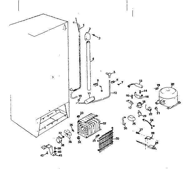 Freezer unit parts