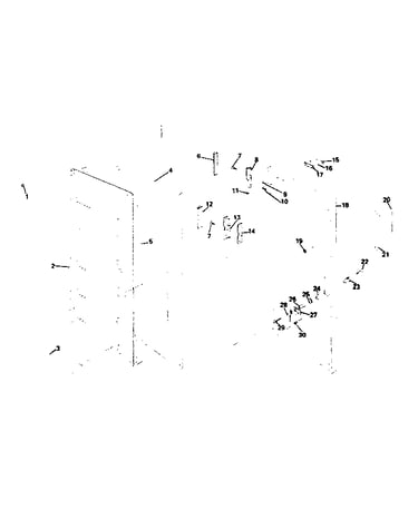 Freezer door parts