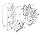 Kenmore 757726940 freezer cabinet parts diagram