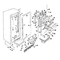Kenmore 757726940 freezer cabinet parts diagram