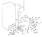 Kenmore 757726940 freezer unit parts diagram
