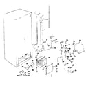 Kenmore 757726940 freezer unit parts diagram
