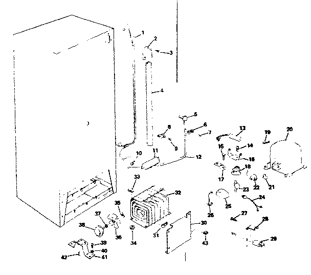 Freezer unit parts