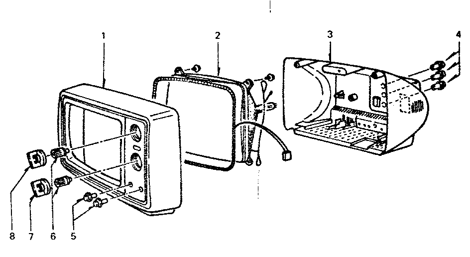 Cabinet and repair parts