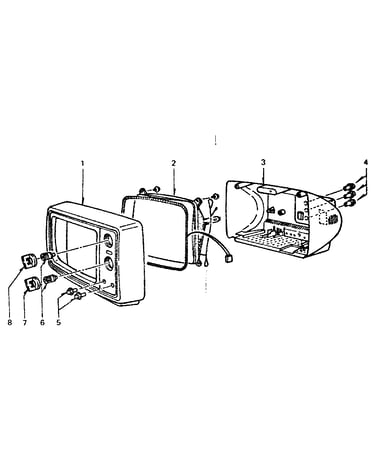 Cabinet and repair parts