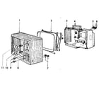 LXI 56240320800 cabinet view and repair parts diagram
