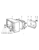 Cabinet and repair parts