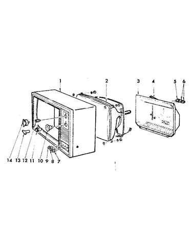 Cabinet and repair parts