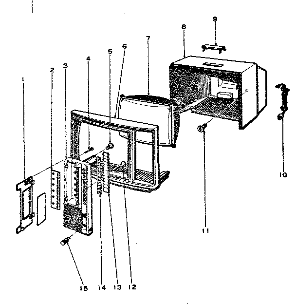 Cabinet parts list