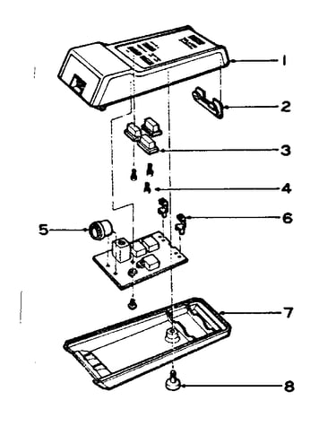 Remote control transmitter parts