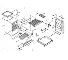 Kenmore 126769101 cabinet parts diagram
