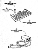 Keyboard and power supply