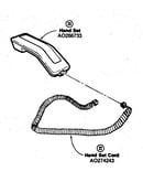 Hand set and cord
