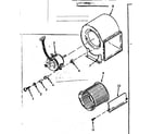 Kenmore 8676601 h-q blower assembly diagram