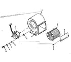 Kenmore 8676625 h-q blower assembly diagram