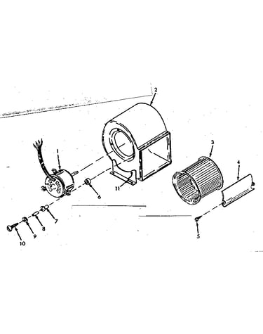 H-q blower assembly