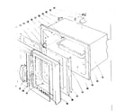 Kenmore 101913631 oven section diagram