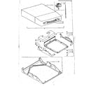 Sears 1615260 case cover and chassis diagram