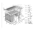 Sears 69660005 replacement parts diagram